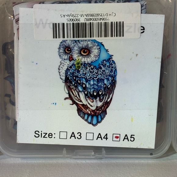 Colorful Animal Wooden Puzzle Set - Picture 4 of 8